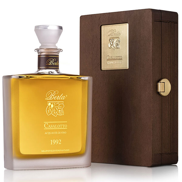 Berta Grappa Casalotto mit Holzkiste 70cl