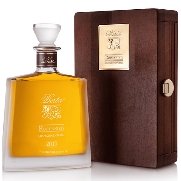 Berta Grappa Roccanivo mit Holzkiste 70cl