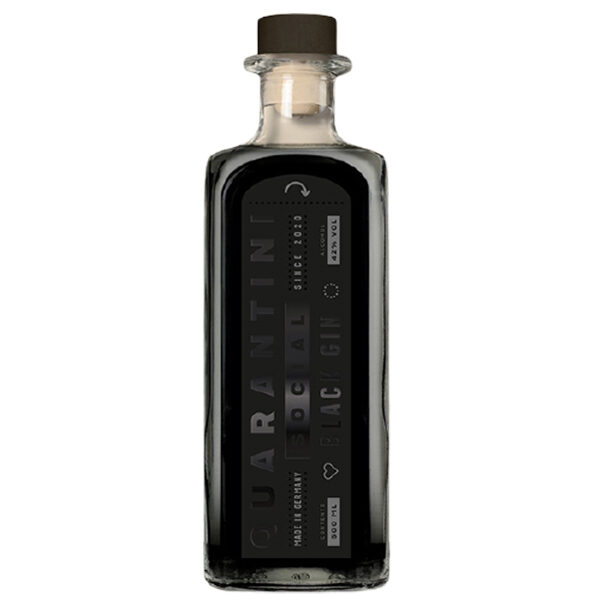 Quarantini Social Black Gin 50cl – Bild 1