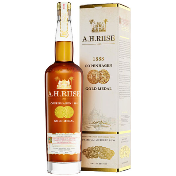 A.H.-Riise-1888-Copenhagen-Gold-Medal-Rum-70cl