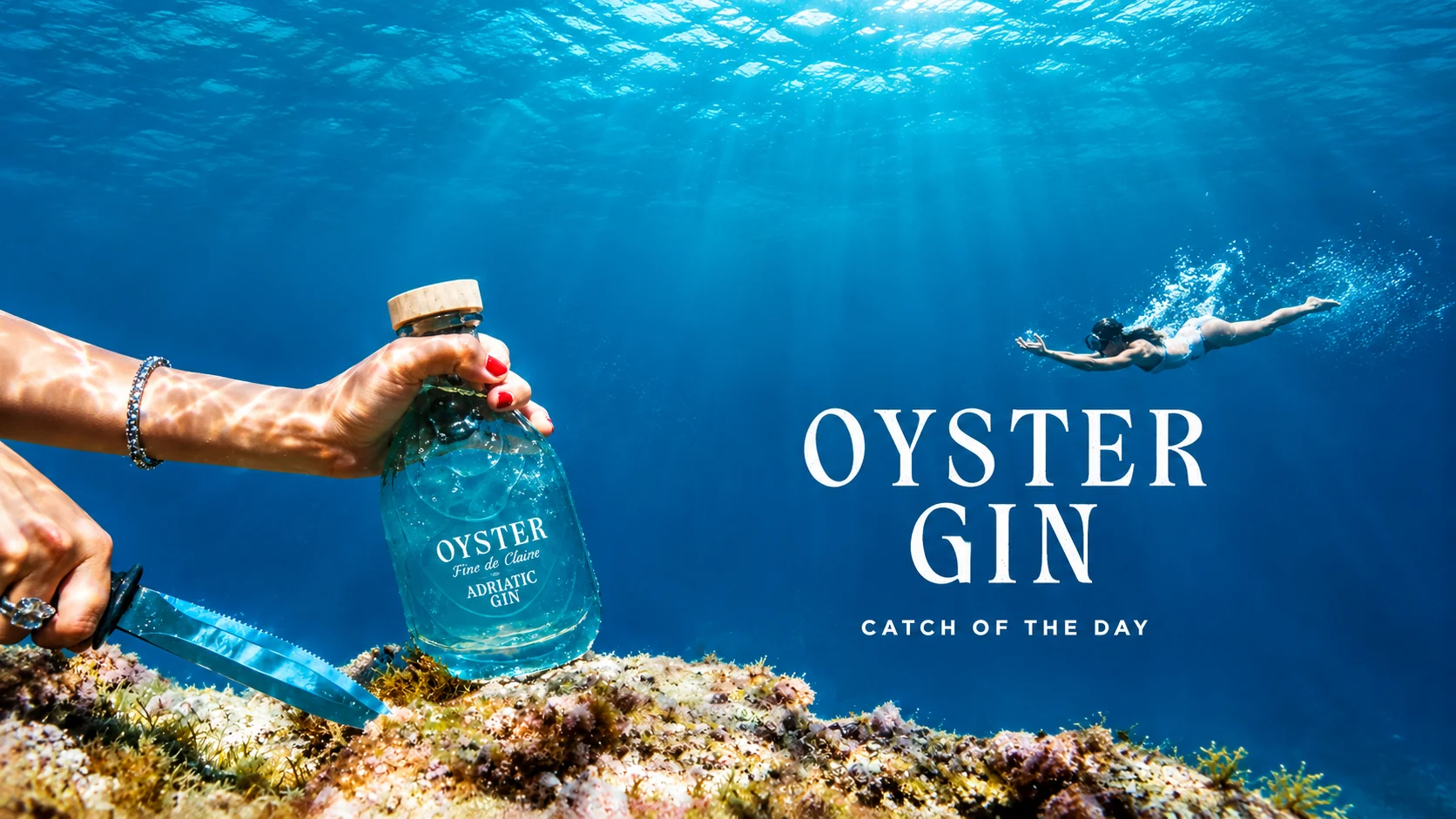 Oyster Gin Banner Oyster Gin, Catch of the Day