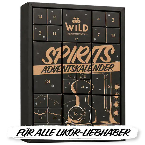 WILD Spirits Adventskalender 61cl